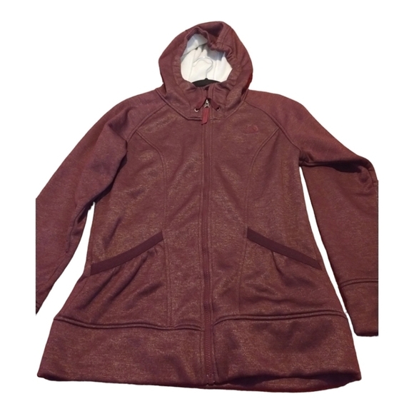 The North Face Mattea Parka Heather Fleece Full Zip Hooded Jacket - Picture 4 of 8